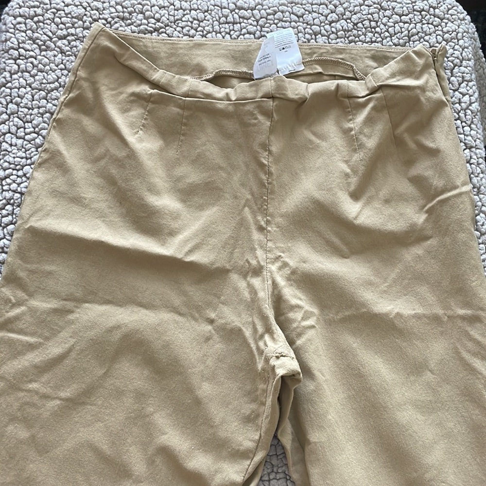 Beige Khaki Work Pants - Picture 3 of 4